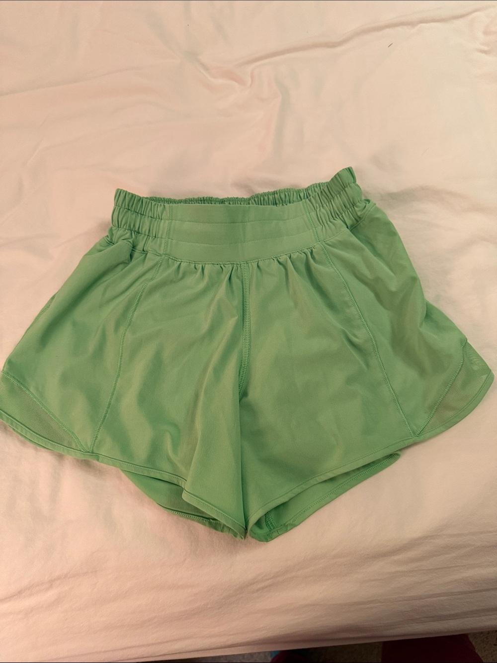 lululemon athletica Mint Green Running Shorts